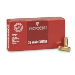 Munitions Fiocchi 32 S&W 100grs LWC boite de 50