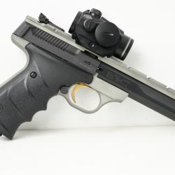 pistolet Pack browning buck mark Contour Gray urx + point rouge  cal 22lr