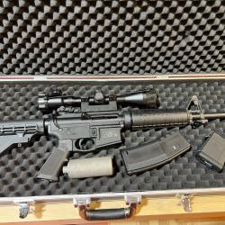 CARABINE AR15 SMITH & WESSON M&P15 SPORT II + LUNETTE + SILENCIEUX ASE UTRA + MALLETTE