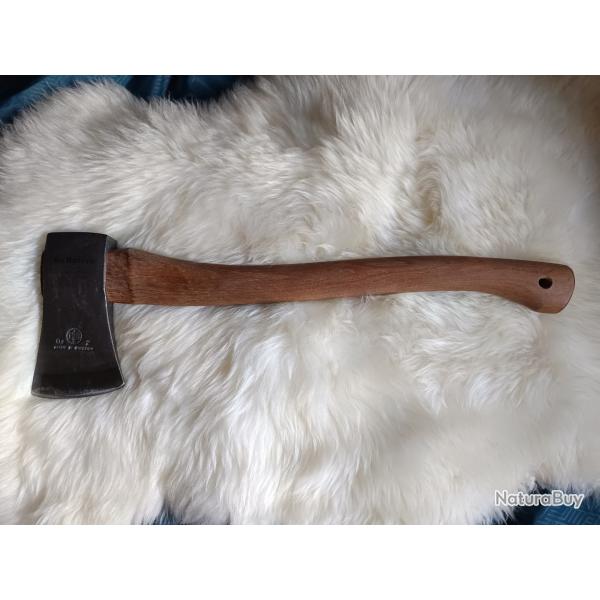 Hache de b�cheron HULTAFORS HY 10-0,9 SV - Forg�e main Su�de - TBE