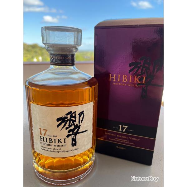 Hibiki 17 ans - Whisky Japonais Rare - Neuf sous emballage
