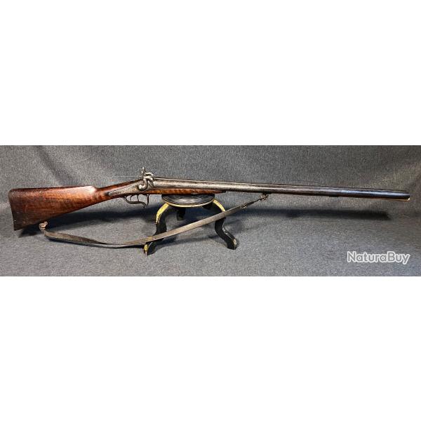Fusil de chasse XIX�me a capsule 1 euro sans prix de r�serve !!