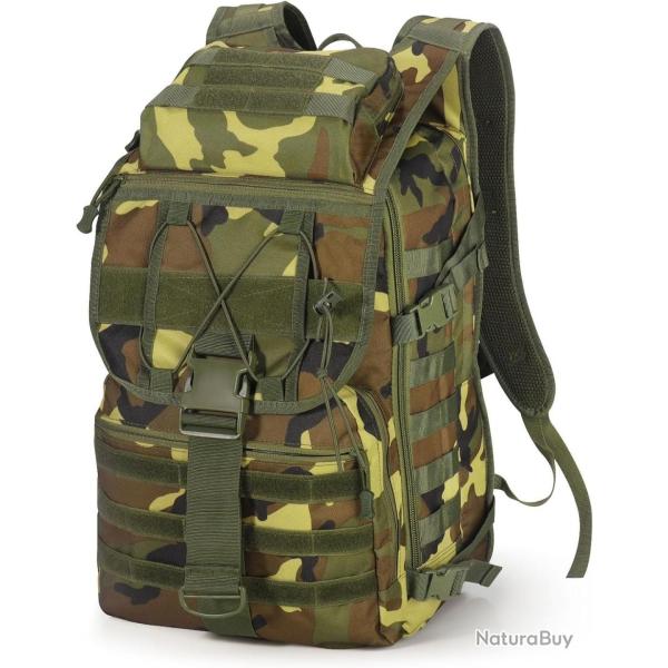 Sac � Dos Militaire Tactique 50L Sac D'urgence �tanche Molle Camping Chasse P�che Trekking Escalade