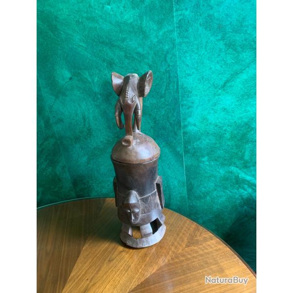 Rare Oracle Royal Baoul� "Mounu" - �l�phant � la Dualit� - 53cm