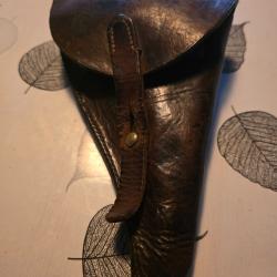 &Eacute;TUI JAMBON avec CARTOUCHIERE 6Places pour REVOLVER Calibre 8.92