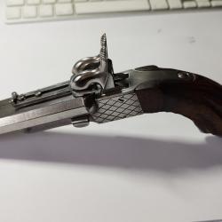 pistolet double canons &agrave; broche (avec s&eacute;curit&eacute;)
