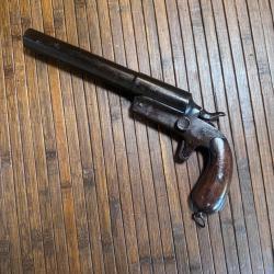 PISTOLET DRUCKKNOPF CALIBRE 4 LANCE FUS&Eacute;E ALLEMAND WW1 - 14/18