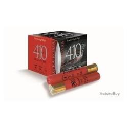 Cartouches B&P extra rossa calibre 410/76 magnum 21g n&deg;6 bourre jupe x25