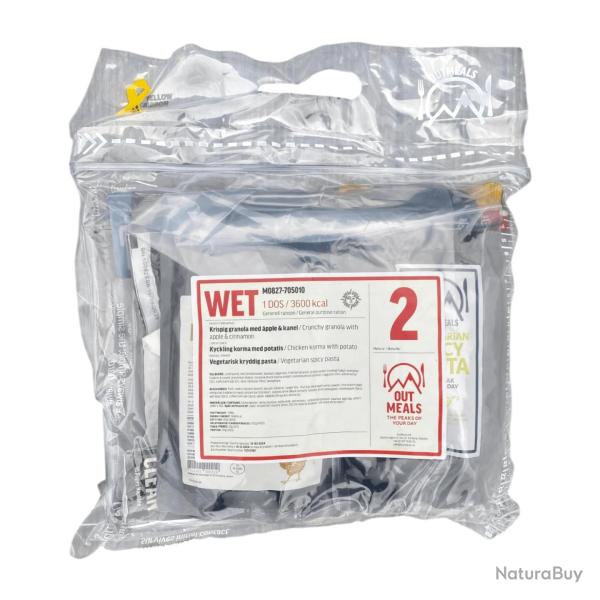 Ration MRE militaire su�doise 24h autochauffante - survie et outdoor N�7