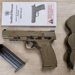 Pistolet SMITH & WESSON Mod. M&P9 M2.0 FDE 5"- Calibre 9x19 - 2 chargeurs (Occasion)