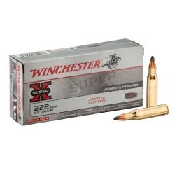 MUNITION WINCHESTER JSP 222 REM 50GR X20