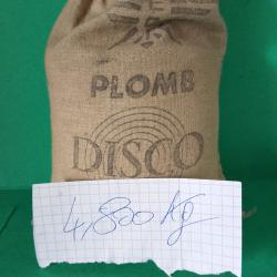 SAC DE PLOMB DISCO N&deg;10 ( 4,800 kg ) + SAC DE PLOMB DISCO N&deg;8 ( 1,700 kg)