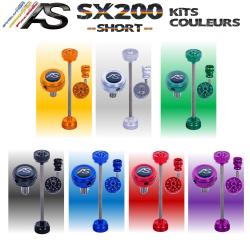 ARC SYSTEME - Kit couleur Viseur SX200 6" NOIR