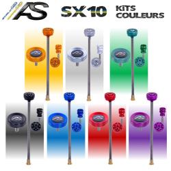 ARC SYSTEME - Kit Couleur Viseur SX10 NOIR