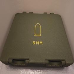 Boite pouvant contenir 100 munitions de calibre 9mm