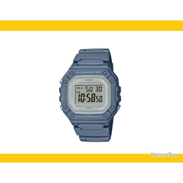Montre Digitale Casio (Bleu-gris) - Chasse, P�che, Randonn�e
