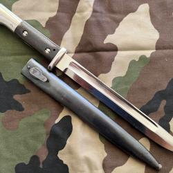 Ba&iuml;onnette allemande mauser gewehr Weimar S84/98 Mehlich nickel&eacute;e