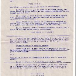 RARE Tract de la R&egrave;sistance Fran&ccedil;aise 1941-42 Contre R&egrave;f&egrave;rendum Anti Vichy document guerre 39-45