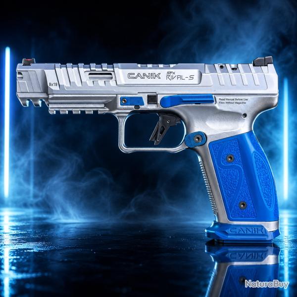 CANIK SFx RIVAL-S Blue 9x19 - S�rie limit�e tir sportif