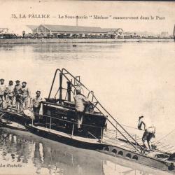 Carte Postale Ancienne - Le Sous-marin "M&eacute;duse"   -N&deg;8197