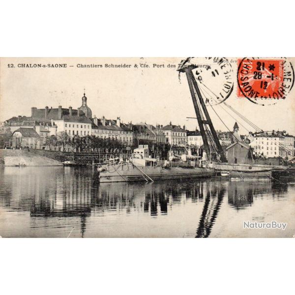 Carte Postale - Chalon-sur-Sa�ne, Chantiers Schneider & Cie  -N�8198