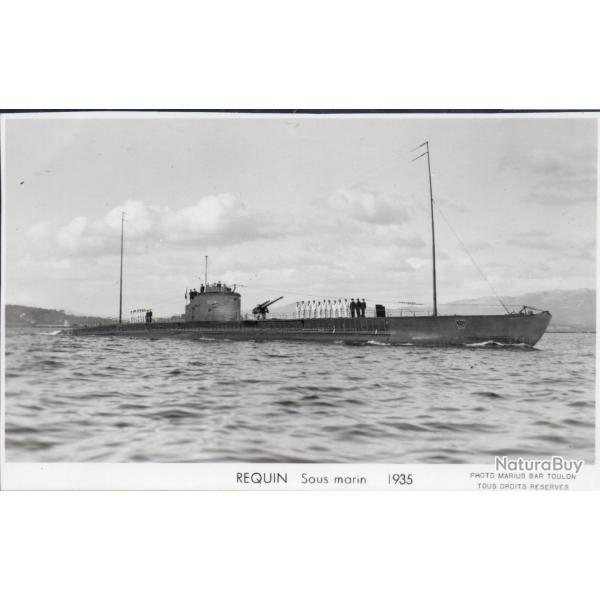 Carte Postale Sous-marin Requin 1935 -N�8200