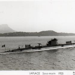 Carte postale sous-marin Laplace 1925 -N&deg;8201