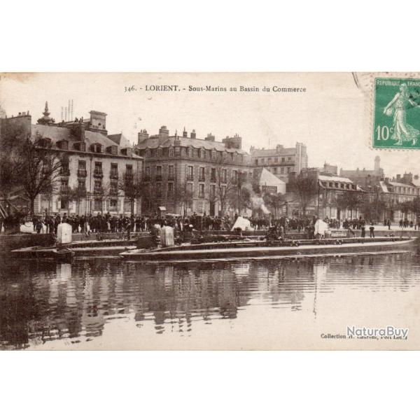 Carte Postale Lorient Sous-Marins au Bassin du Commerce -N�8202