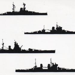 Carte de collection Navires de guerre britanniques 1939-1945 -N&deg;8203