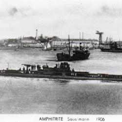 Carte postale sous-marin Amphitrite 1906 -N&deg;8204