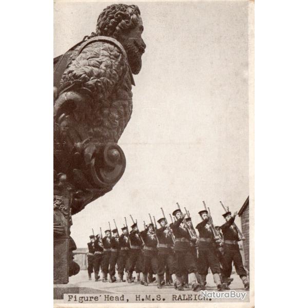 Carte Postale HMS Raleigh Figure Head -N�8205