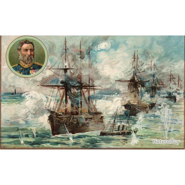 Carte publicitaire ancienne - Bombardement d'Alexandrie, 1882 -N�8206