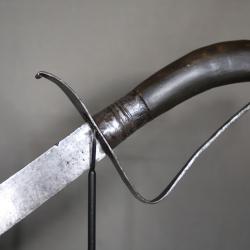 Sabre court des populations Hmong, Nord du Vietnam, vers 1900 ou ant&eacute;rieur
