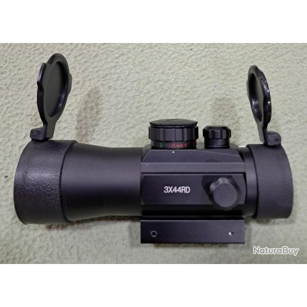 Neuf Viseur Point Rouge ou vert 3x44mm Red DOT