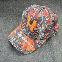 casquette harkila camo orange