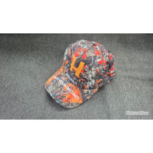 casquette harkila camo orange