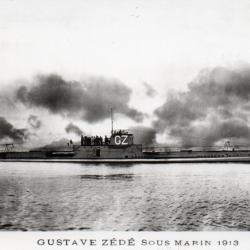 Carte Postale Sous Marin Gustave Z&eacute;d&eacute; 1913 -N&deg;8209