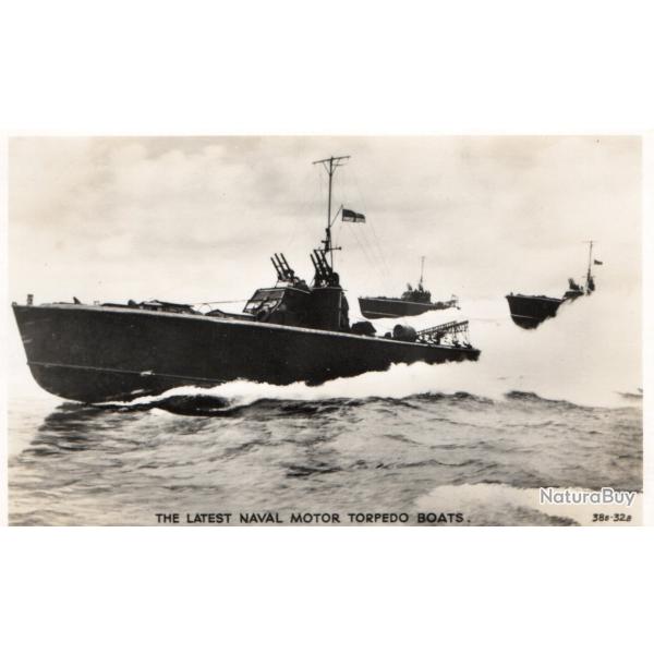 Carte Postale Ancienne - THE LATEST NAVAL MOTOR TORPEDO BOATS.-N�8212