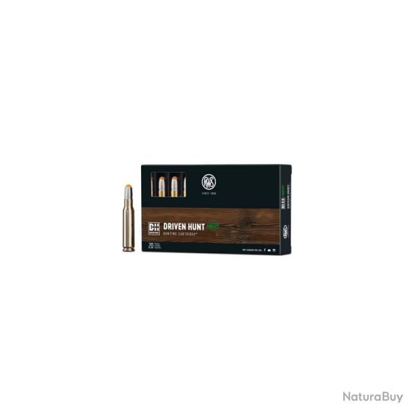 CARTOUCHES RWS DRIVEN HUNT GREEN 300 WIN MAG 165GR