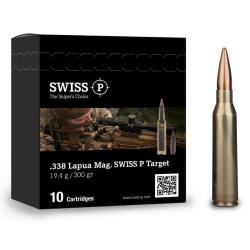 CARTOUCHE SWISS 338 LAPUA MAG 19.4G 300GR HPBT BOITE DE 10