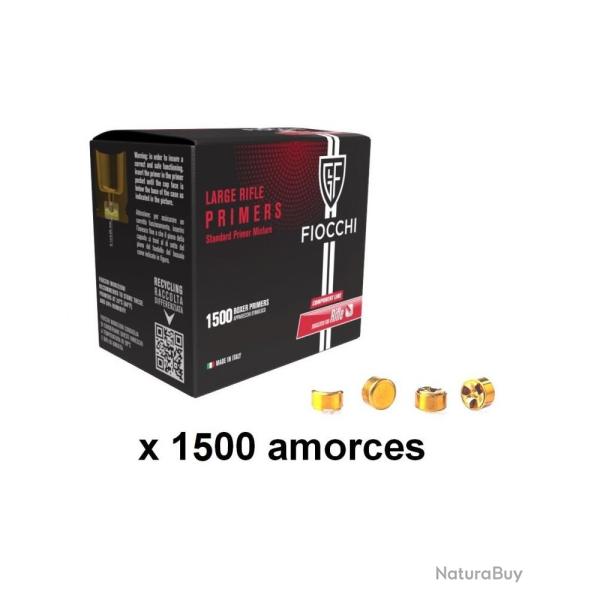 FIOCCHI AMORCES LARGE RIFLE X1500