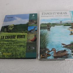 Lot 2 livres am&eacute;nagements et gestion des plaines, bois et zones humides pour petit gibier