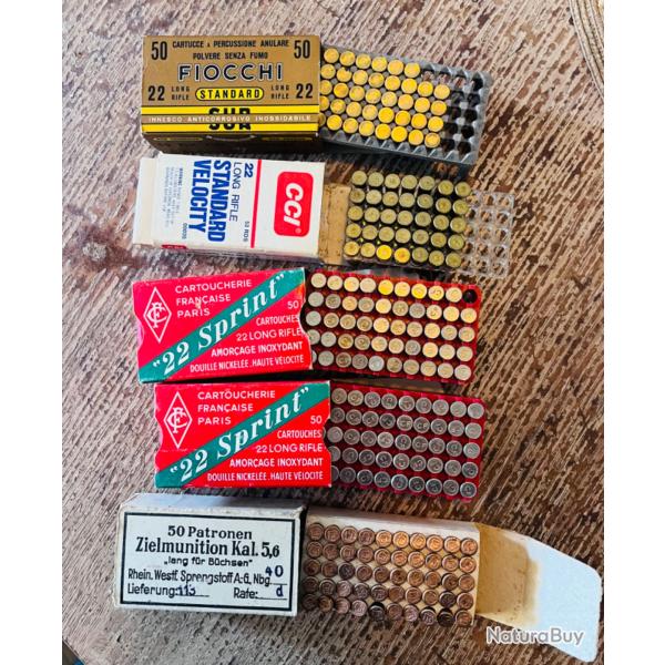 Munitions anciennes 22lr