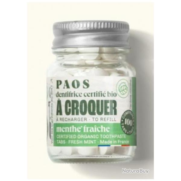 Paos "Dentifrice � Croquer BIO"