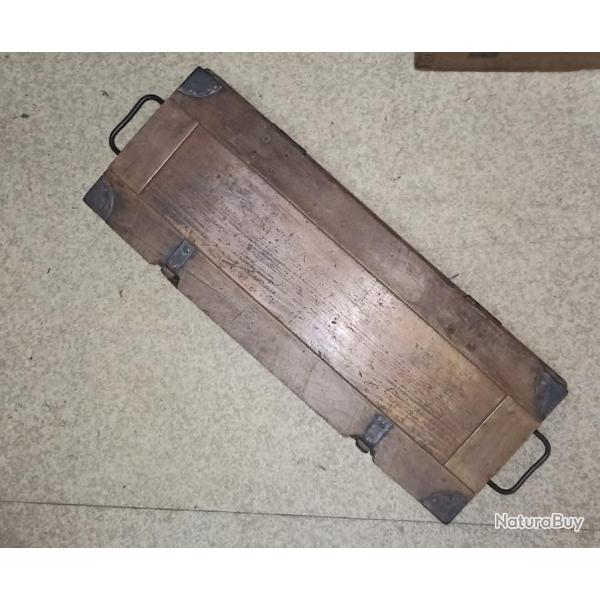 Caisse de munitions Allemande artillerie guerre WW2