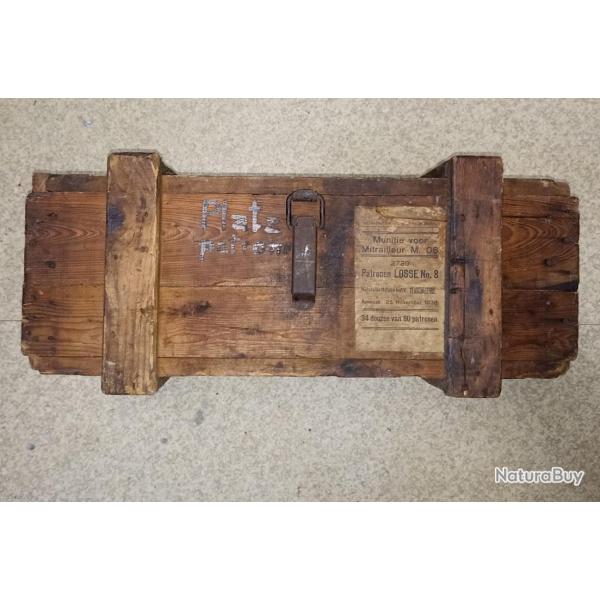 Caisse � munitions Allemande MG 08 patronen 1938 WW2