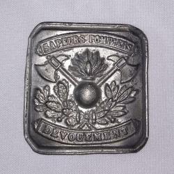 Boucle ceinturon Sapeur Pompier 1900