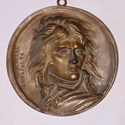 M&eacute;daille mural Napol&eacute;on BONAPARTE bronze sign&eacute; DAVID 1831