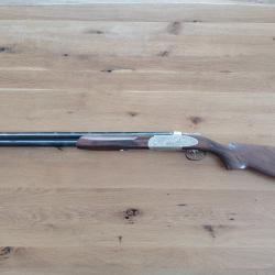 FUSIL SUPERPOSE VERNEY-CARRON SAGITTAIRE POLYNOX EXTRA LUXE CALIBRE 12/76 CANON DE 68 CM