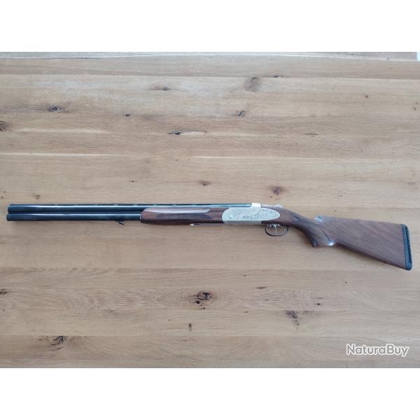 FUSIL SUPERPOSE VERNEY-CARRON SAGITTAIRE POLYNOX EXTRA LUXE CALIBRE 12/76 CANON DE 68 CM